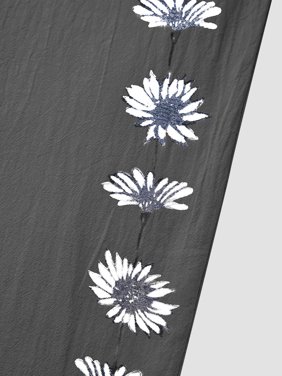 Tillfällig Lossa Fickor Blommig Byxor