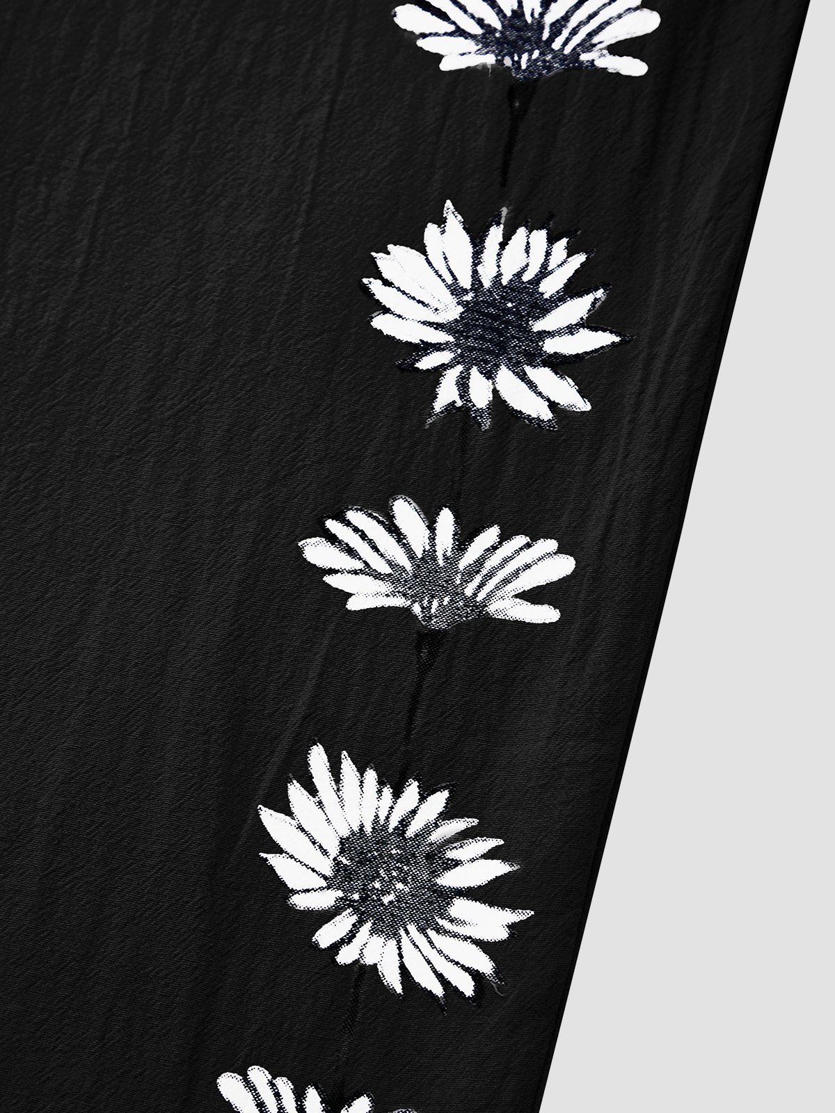 Tillfällig Lossa Fickor Blommig Byxor