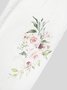 Boho Linné Lösa Blommig Tillfällig Byxor