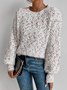Ull/stickning Ombre Crew Neck Tröja