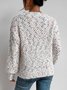 Ull/stickning Ombre Crew Neck Tröja