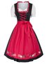 Dirndl Oktoberfest Semester Blommig Regelbunden passa