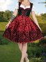 Dirndl Oktoberfest Semester Blommig Regelbunden passa