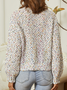 Ull/stickning Ombre Crew Neck Tröja
